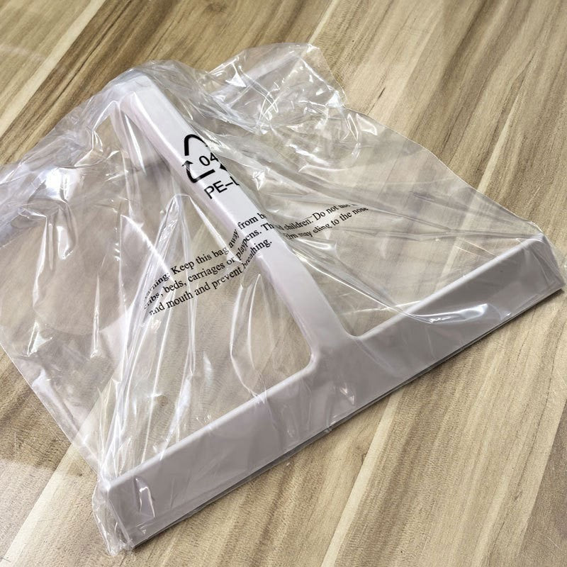 Silicone Glass Wiper with Inverted Hook, Black Silicone Window Cleaning Tool, Two Sizes Available
