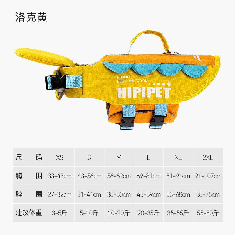 Summer Animal Modeling Small Bee Dog Life Jackets Medium Small Dog Universal Dog Swimsuit Pet Flotation Suit