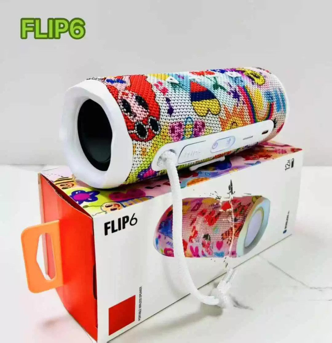 For foreign trade FLIP 60000 flower tube 7 generation bluetooth speaker wireless mini outdoor portable subwoofer waterproof audio