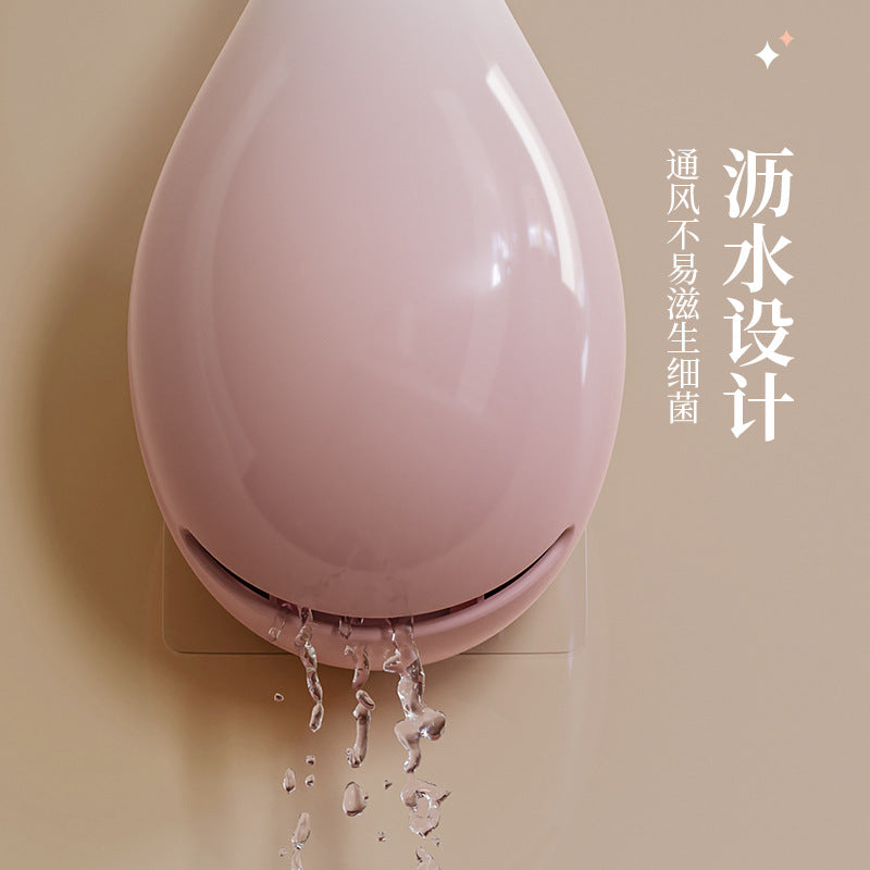 Toilet Brush No Dead Angle Household Non-Punch Toilet Silicone Brush Toilet Wall Hanging Long Handle Toilet Cleaning Artifact