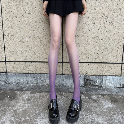 Gradient Pantyhose Open-end Fun Pantyhose Lolita Base Stockings Pantyhose Gradient Pantyhose Invisible Pantyhose