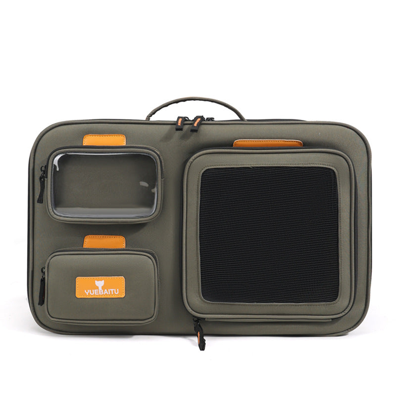 Bolsa de Transporte para Gatos Portátil | Ombro, Grande Capacidade, Ventilada