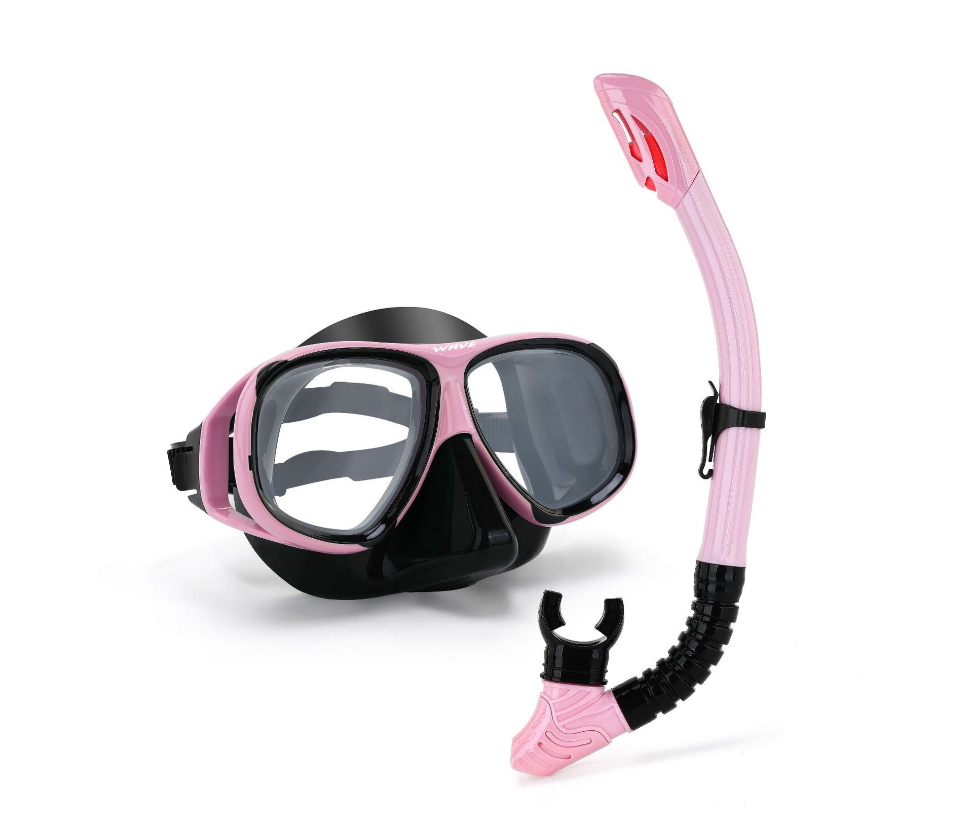Wave Snorkeling Set Diving Goggles Diving Set Full Dry Breathing Apparatus with Prescription Lenses