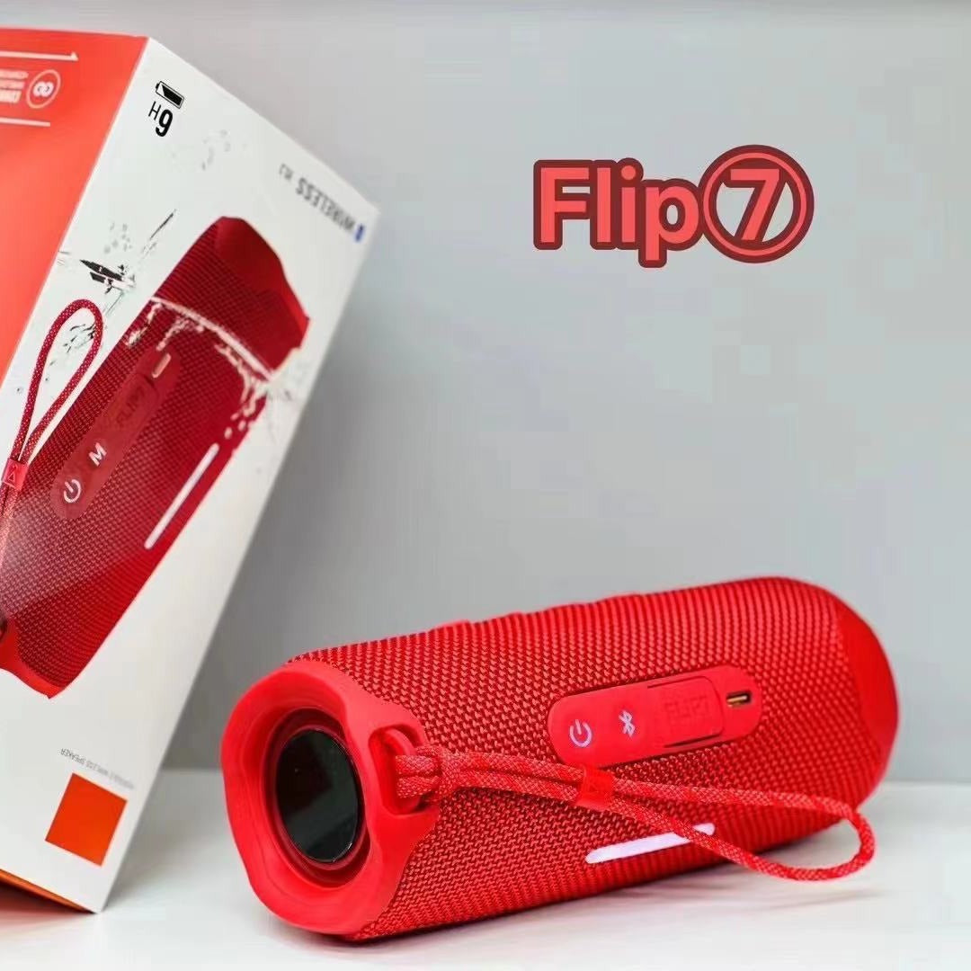 For foreign trade FLIP 60000 flower tube 7 generation bluetooth speaker wireless mini outdoor portable subwoofer waterproof audio