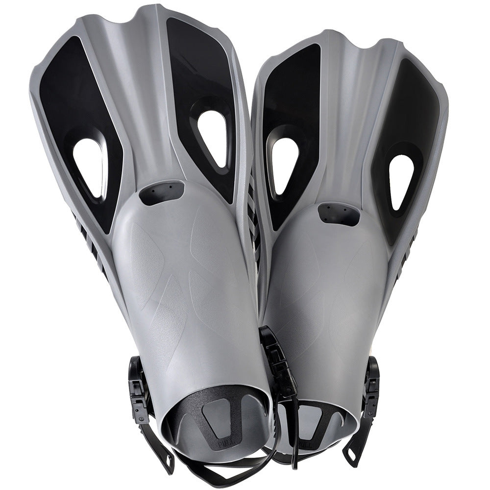 Professional Lightweight Diving Flipper Long Fingers Swimming Diving Adult Children Adjustable Siamesed Power Duck Flipper