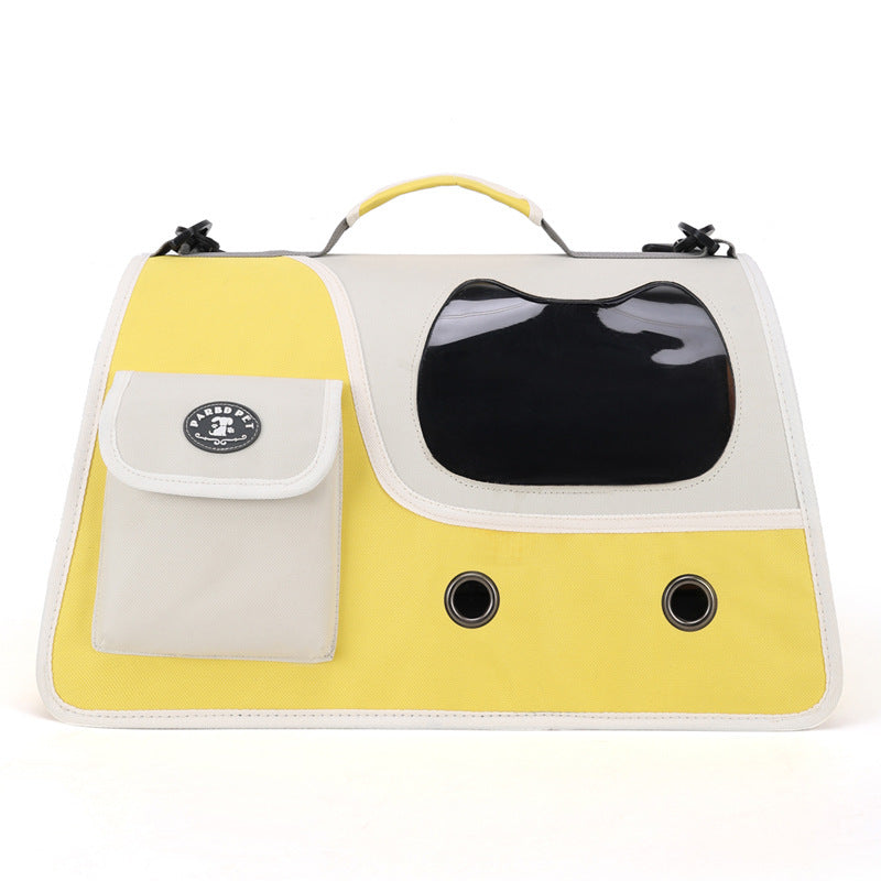 Bolsa de Transporte para Gatos Portátil | Ombro, Grande Capacidade, Ventilada