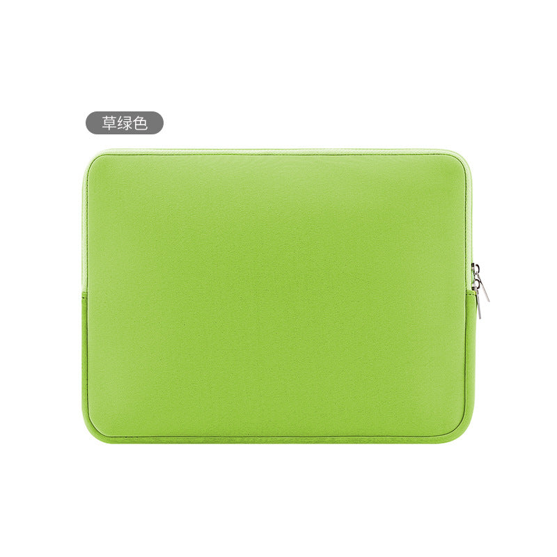 Factory Cross-Border Spot 13inch Clutch Bag Diving Material Apple Tablet Anti-Collision Zipper Laptop Sleeve Bag