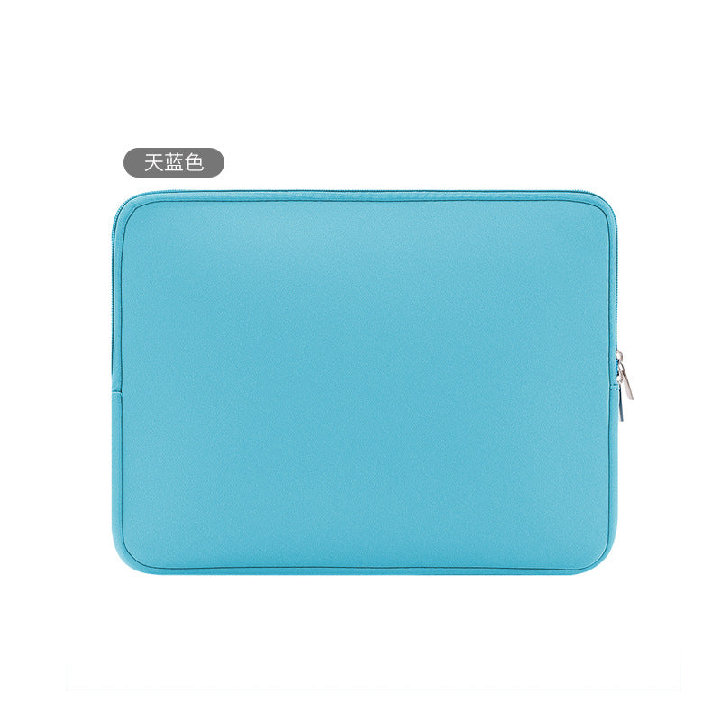 Factory Cross-Border Spot 13inch Clutch Bag Diving Material Apple Tablet Anti-Collision Zipper Laptop Sleeve Bag
