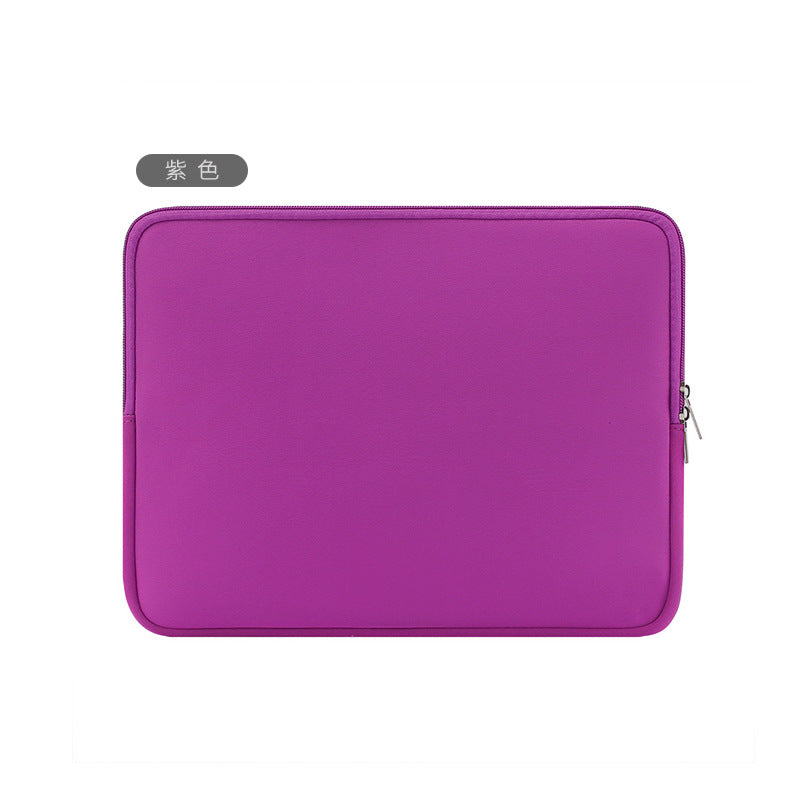 Factory Cross-Border Spot 13inch Clutch Bag Diving Material Apple Tablet Anti-Collision Zipper Laptop Sleeve Bag