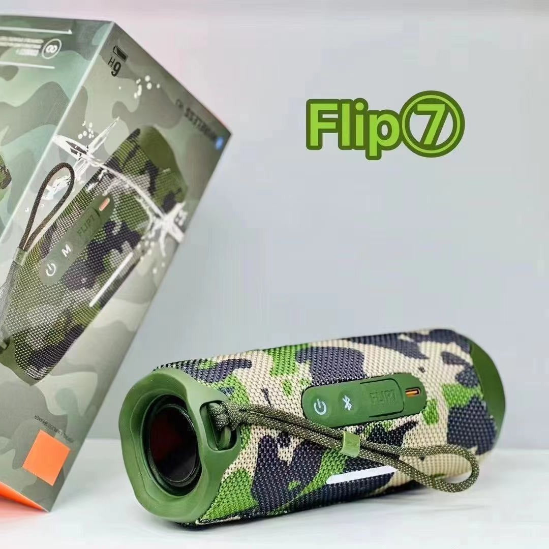 For foreign trade FLIP 60000 flower tube 7 generation bluetooth speaker wireless mini outdoor portable subwoofer waterproof audio
