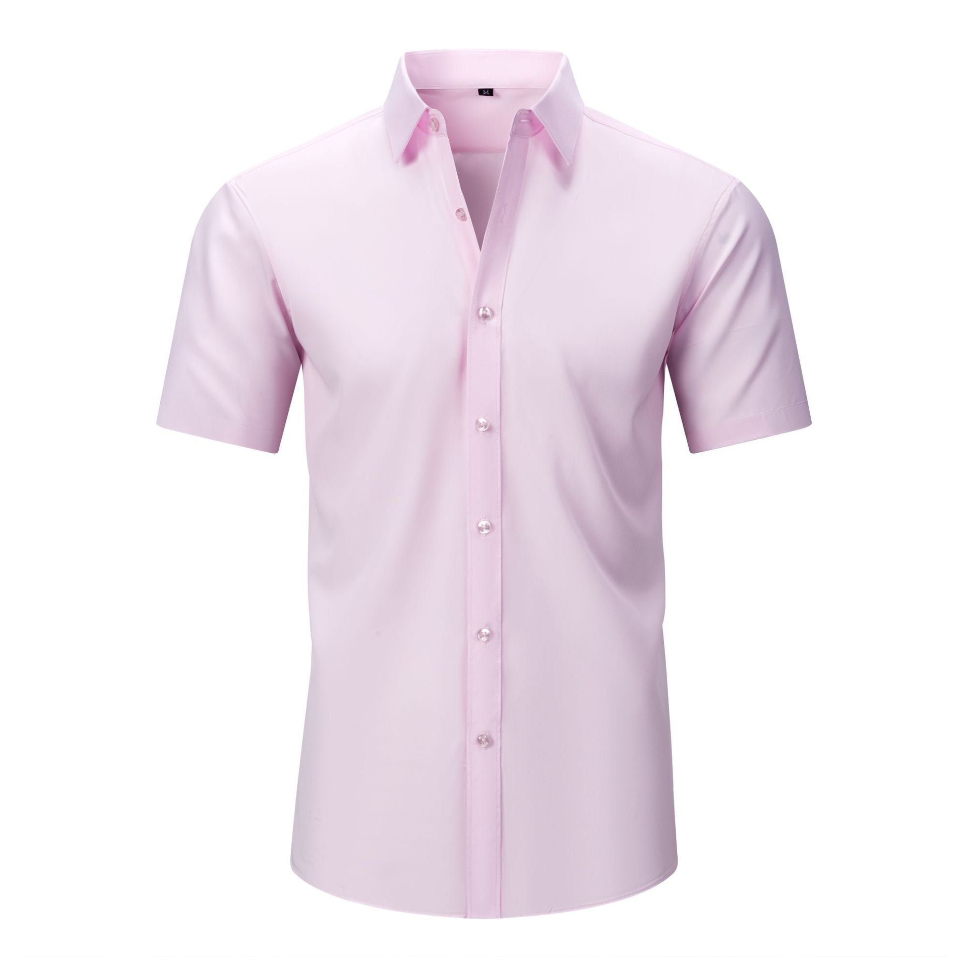 Cross-Border Lightweight Stretchy Plus-Size Men's Shirts, Wrinkle-Resistant Long-Sleeve Shirts, Amazon Cardigan Long-Sleeve Shirts for Men
