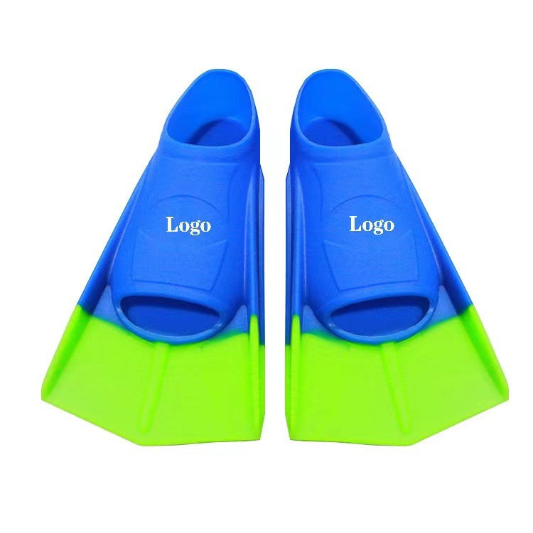 Swimming Fins Freestyle Silicone Short Fins Children's Diving Fins Training Diving Equipment Wholesale Silicone Fins