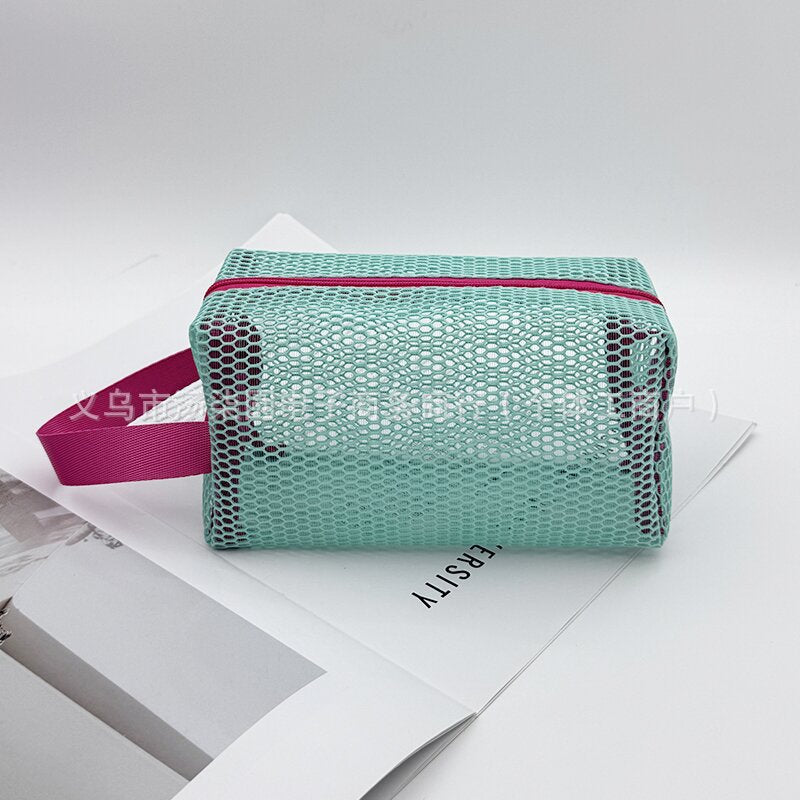 Bolsa de Maquilhagem Transparente Octogonal | Viagem e Praia
