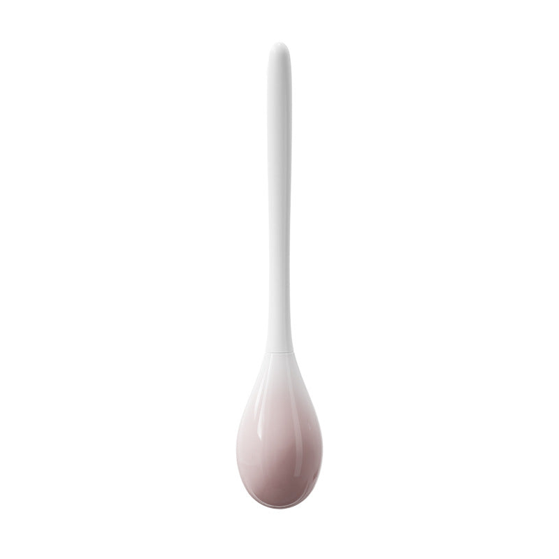 Toilet Brush No Dead Angle Household Non-Punch Toilet Silicone Brush Toilet Wall Hanging Long Handle Toilet Cleaning Artifact