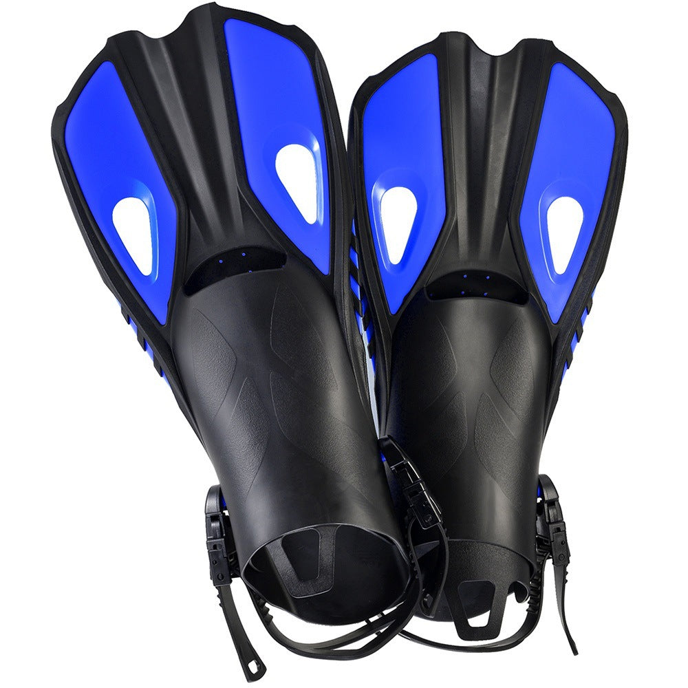 Professional Lightweight Diving Flipper Long Fingers Swimming Diving Adult Children Adjustable Siamesed Power Duck Flipper