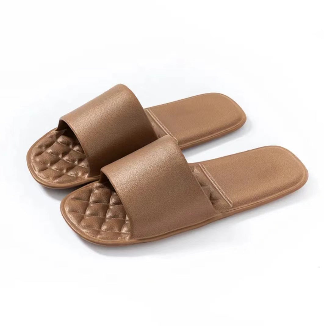Travel Slippers Women's Foldable Portable Travel Beach Business Travel Disposable Hotel Bathing Anti-Slip Sandals for Men