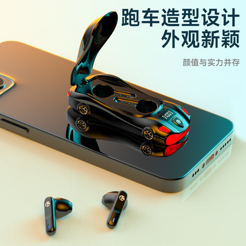Auriculares TWS Bluetooth Sem Fios | Design Carro e Baixa Latência