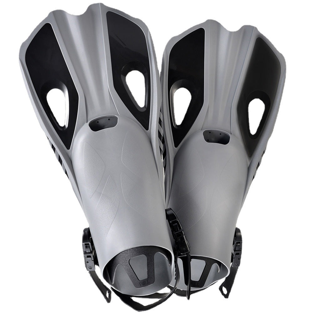 Professional Lightweight Diving Flipper Long Fingers Swimming Diving Adult Children Adjustable Siamesed Power Duck Flipper