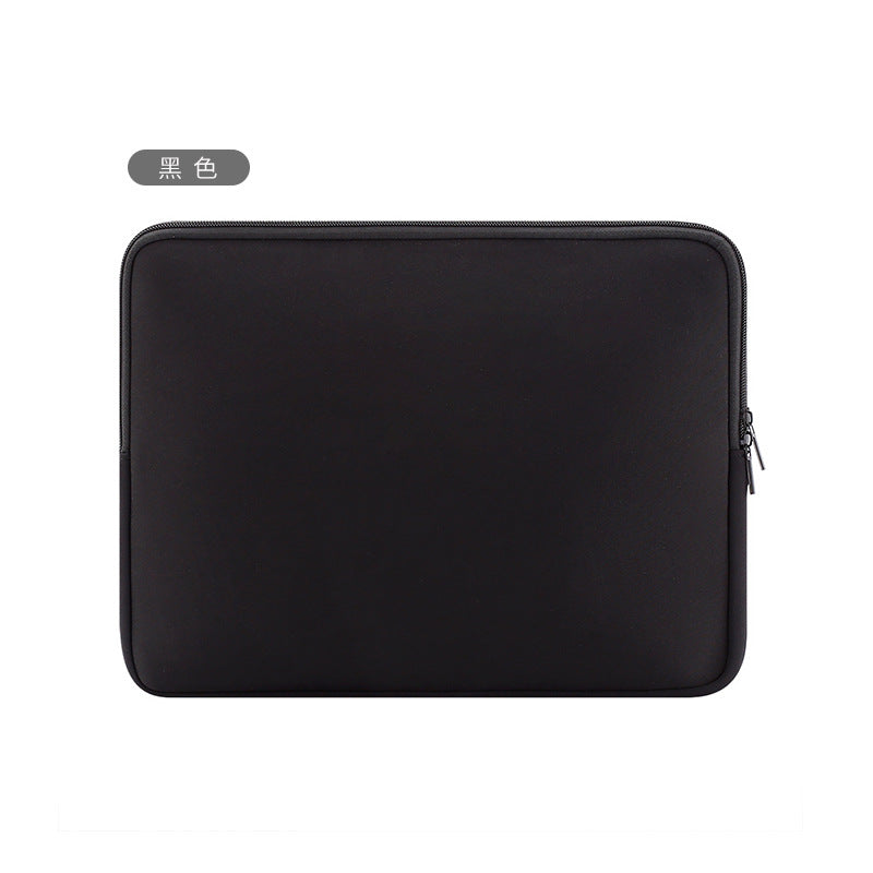 Factory Cross-Border Spot 13inch Clutch Bag Diving Material Apple Tablet Anti-Collision Zipper Laptop Sleeve Bag