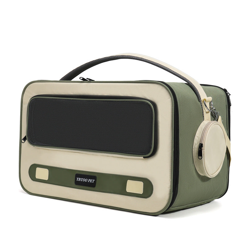 Bolsa de Transporte para Gatos Portátil | Ombro, Grande Capacidade, Ventilada