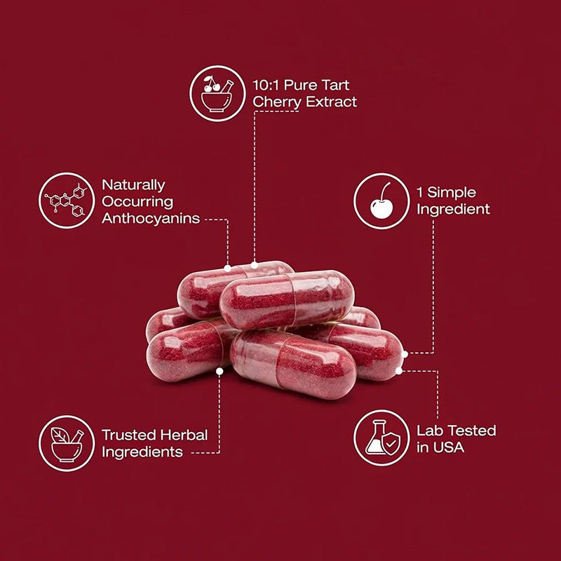 Amazon Tk Cross-Border Hot-Selling Product, Direct Sales from the Source Factory, Customized Sour Cherry Capsules Tart Cherry