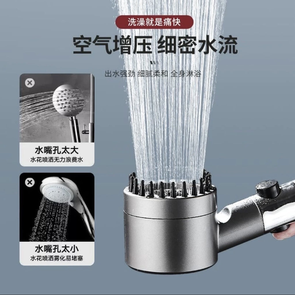 Spray Hair Dryer strong supercharged shower nozzle manufacturers supply internet celebrity handheld shower head gun gray massage