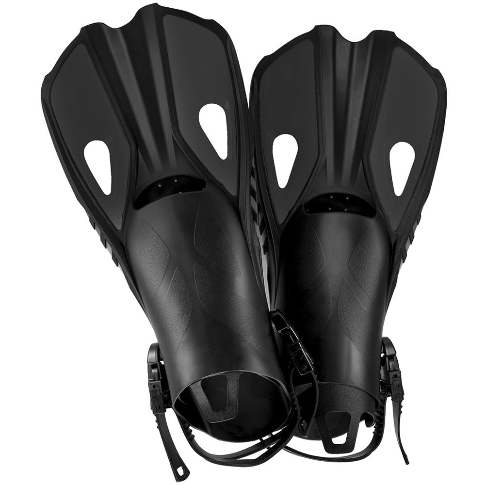 Professional Lightweight Diving Flipper Long Fingers Swimming Diving Adult Children Adjustable Siamesed Power Duck Flipper