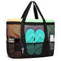 Cross-border Beach Bag Large Capacity Mesh Swimming Bag Multi-functional Travel Shoulder Beach Bag Swimsuit Portable Storage Bag