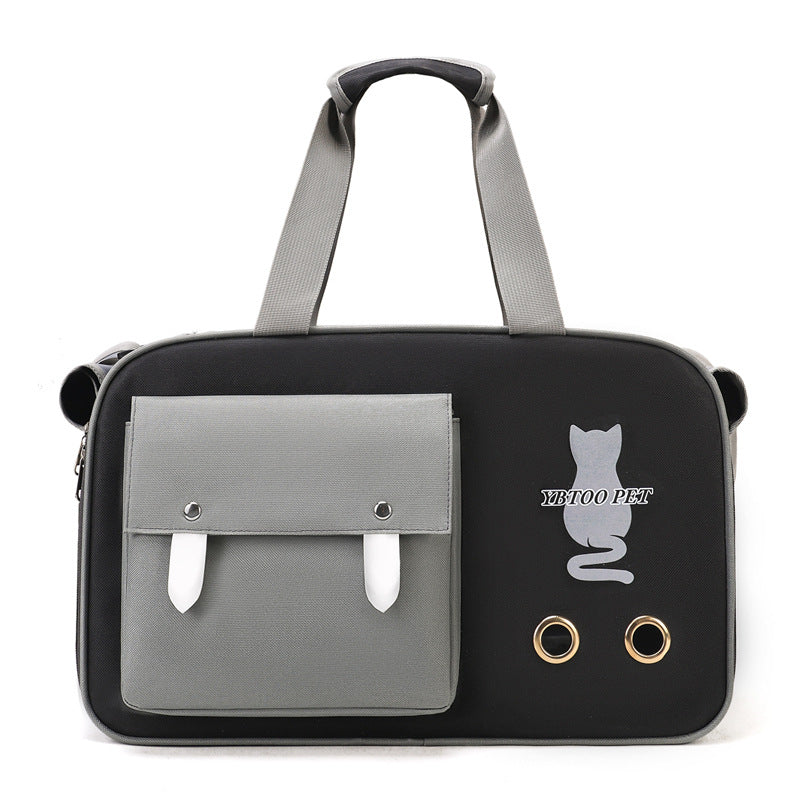 Bolsa de Transporte para Gatos Portátil | Ombro, Grande Capacidade, Ventilada