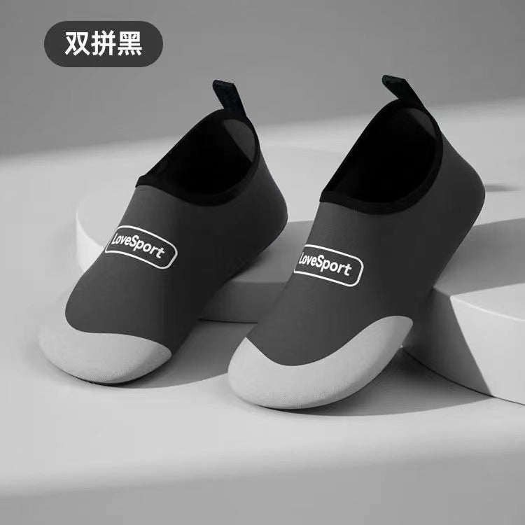 Striped beach shoes snowflake shoes socks beach socks diving snorkeling shoes indoor fitness shoes solid color yoga shoes