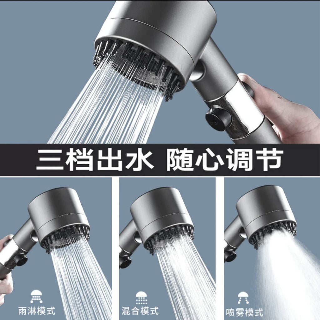 Spray Hair Dryer strong supercharged shower nozzle manufacturers supply internet celebrity handheld shower head gun gray massage