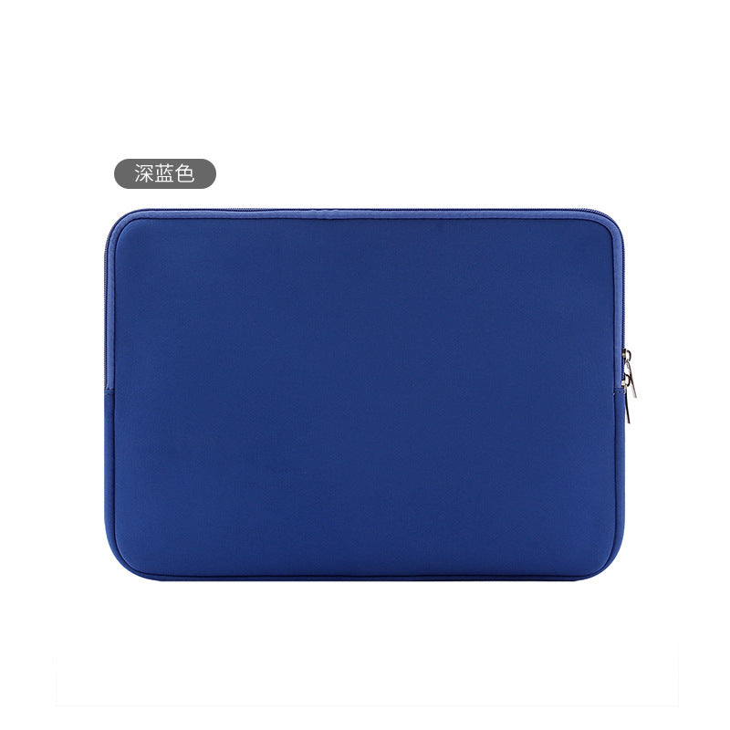 Factory Cross-Border Spot 13inch Clutch Bag Diving Material Apple Tablet Anti-Collision Zipper Laptop Sleeve Bag