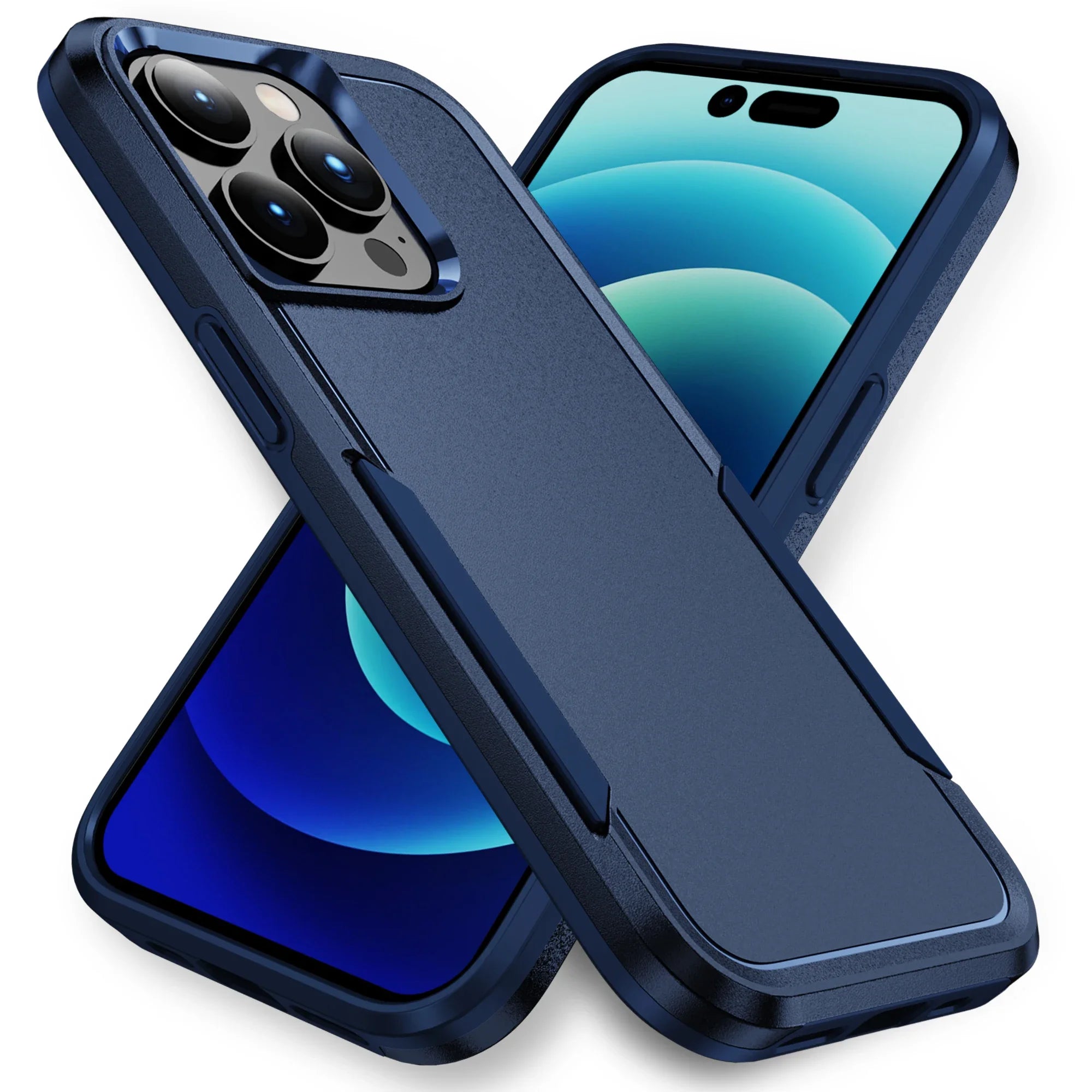 Case For iPhone 16 15 14 13 12 11 Pro Max X XS XR 8 7 Plus Heavy Duty Shockproof Anti-Scratch Rugged Protective with Full Cover