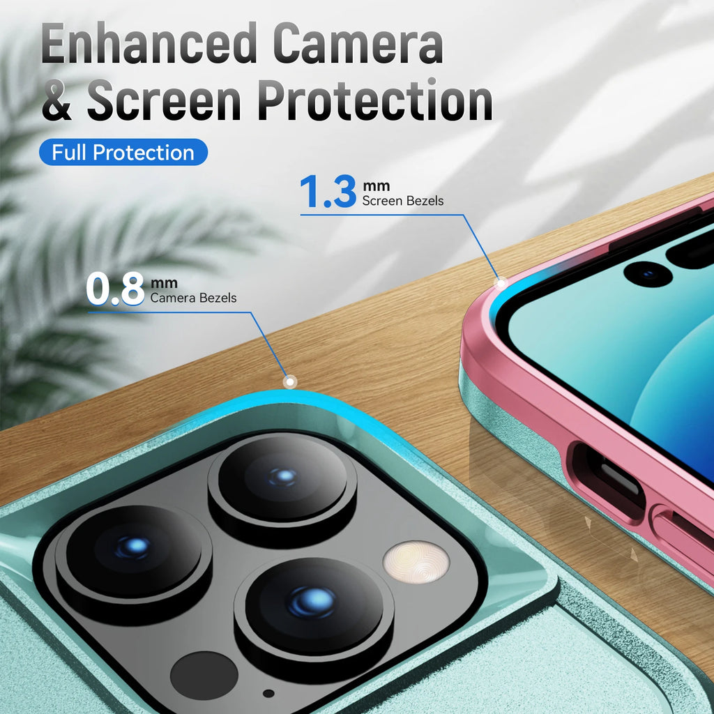 Case For iPhone 16 15 14 13 12 11 Pro Max X XS XR 8 7 Plus Heavy Duty Shockproof Anti-Scratch Rugged Protective with Full Cover