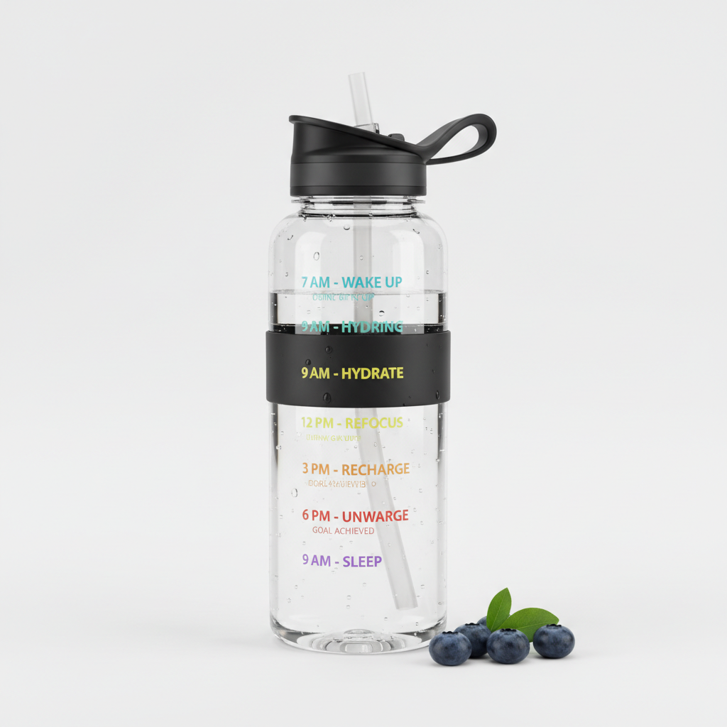Time Marker Water Bottle