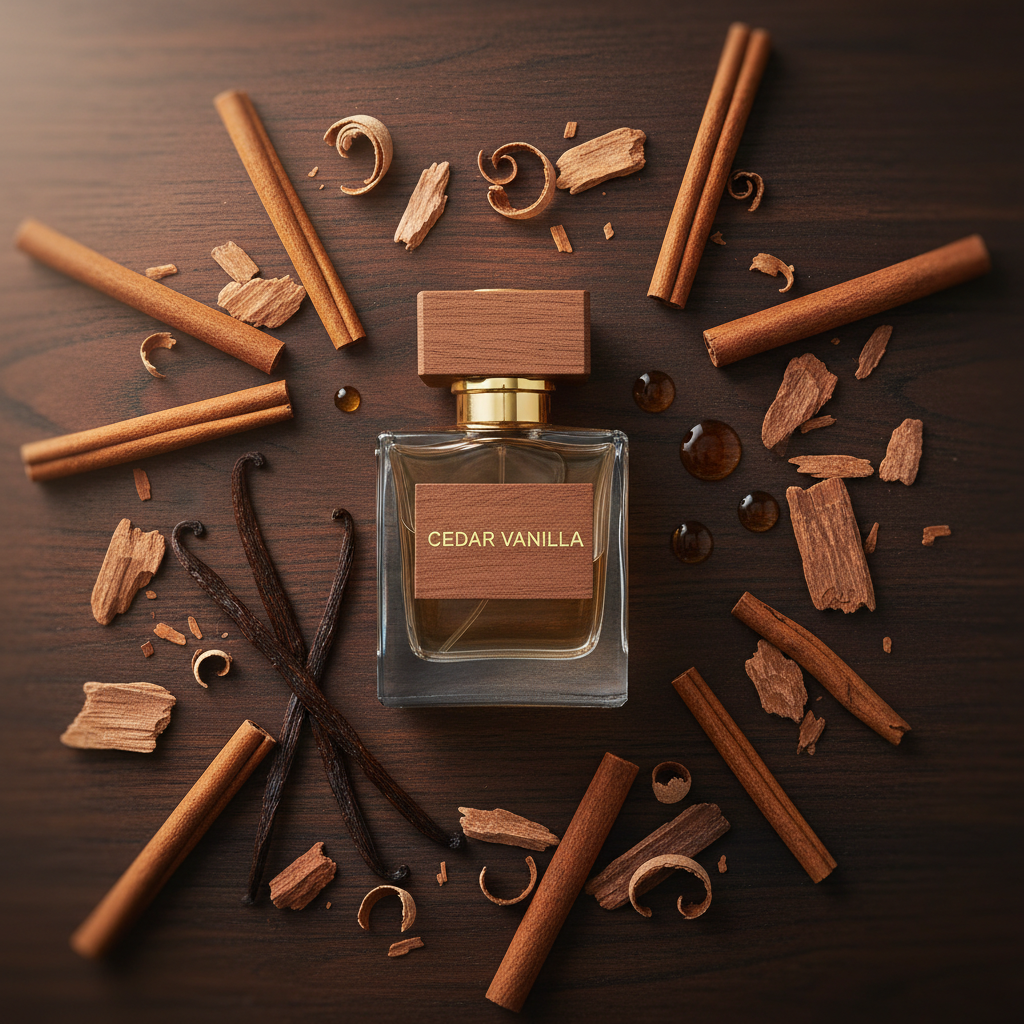 Perfume de Nicho – Cedro & Baunilha