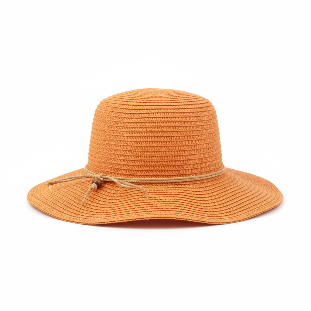Chapéu de Palha Laranja