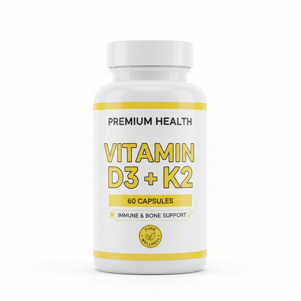 Vitamina D3 + K2 60 Cápsulas