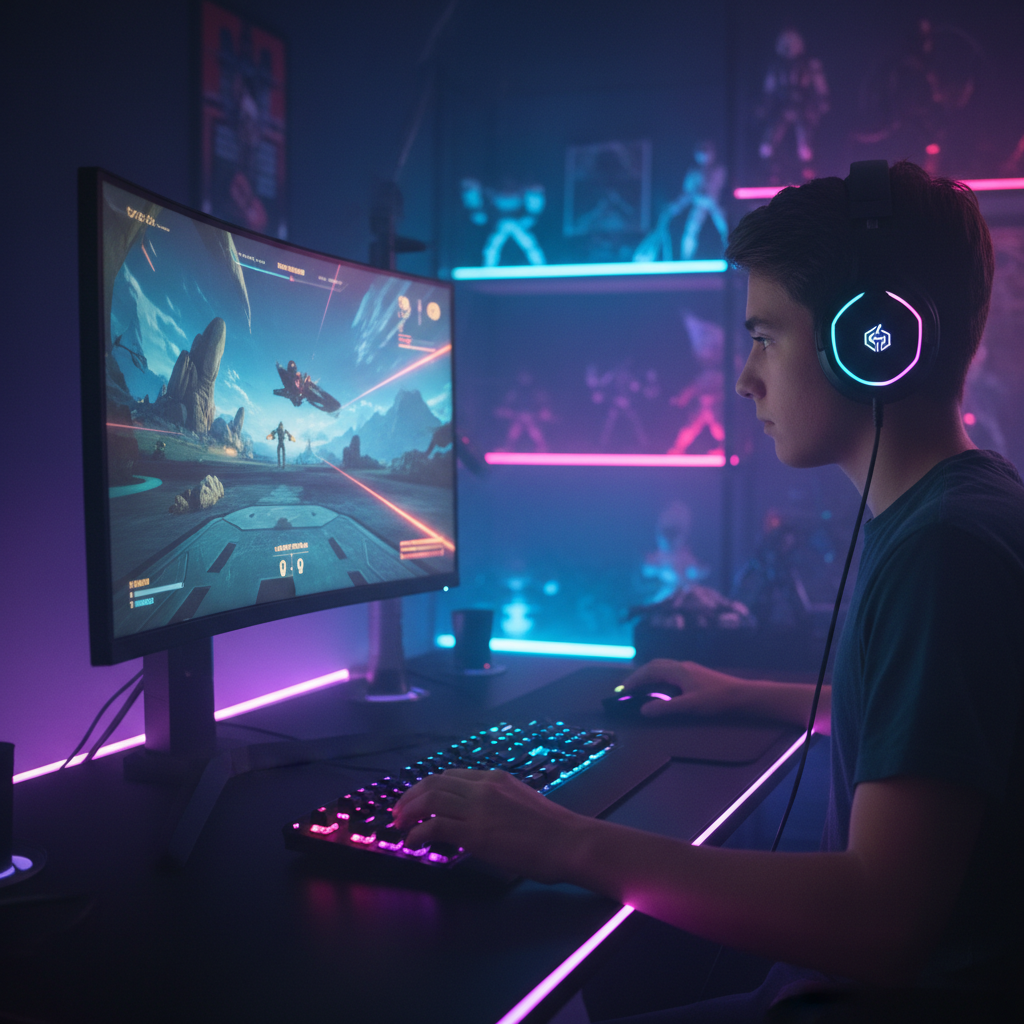 Headphones Gaming RGB