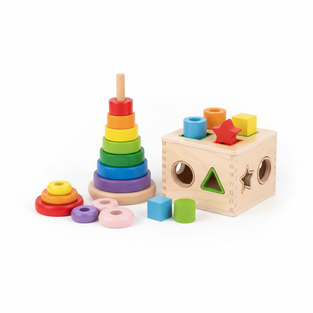 Brinquedo Educativo Montessori em Madeira