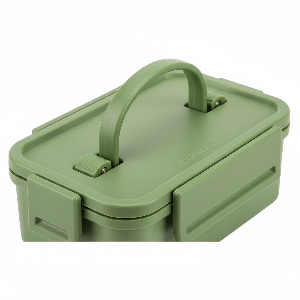 Marmita de Plástico Colorida — Verde