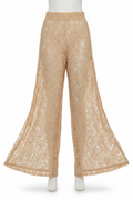 Calça de Renda Bege