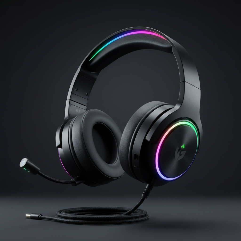 Headphones Gaming RGB