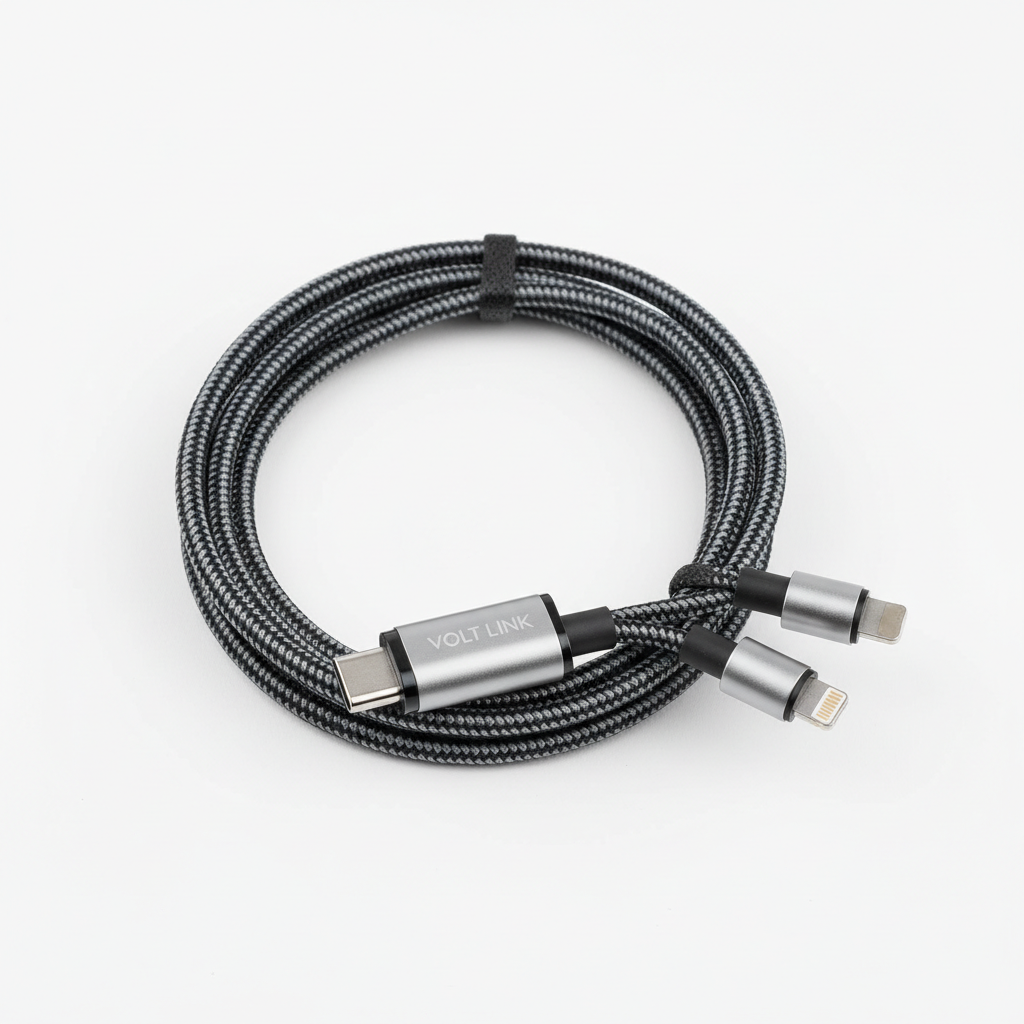 Cabo USB-C Magnético 3-em-1