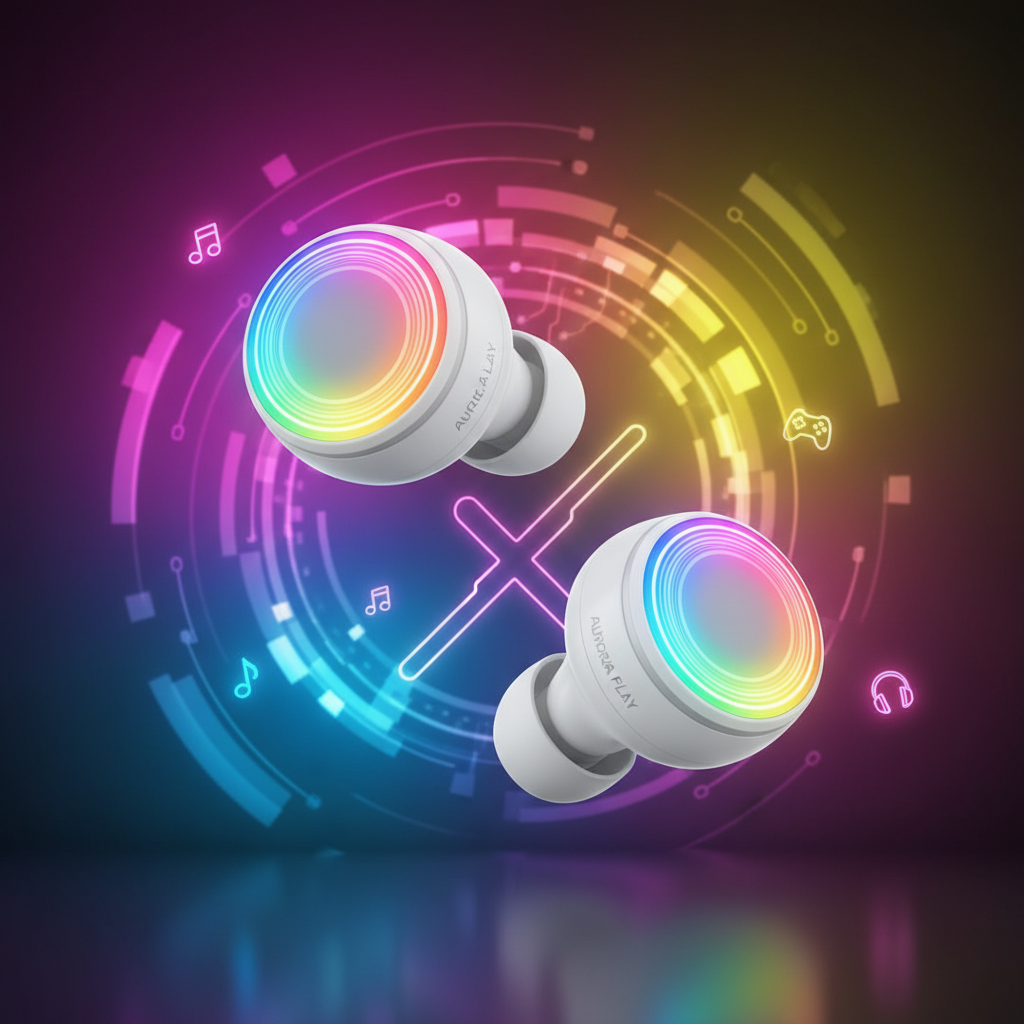 Auriculares Sem Fios RGB Gamer