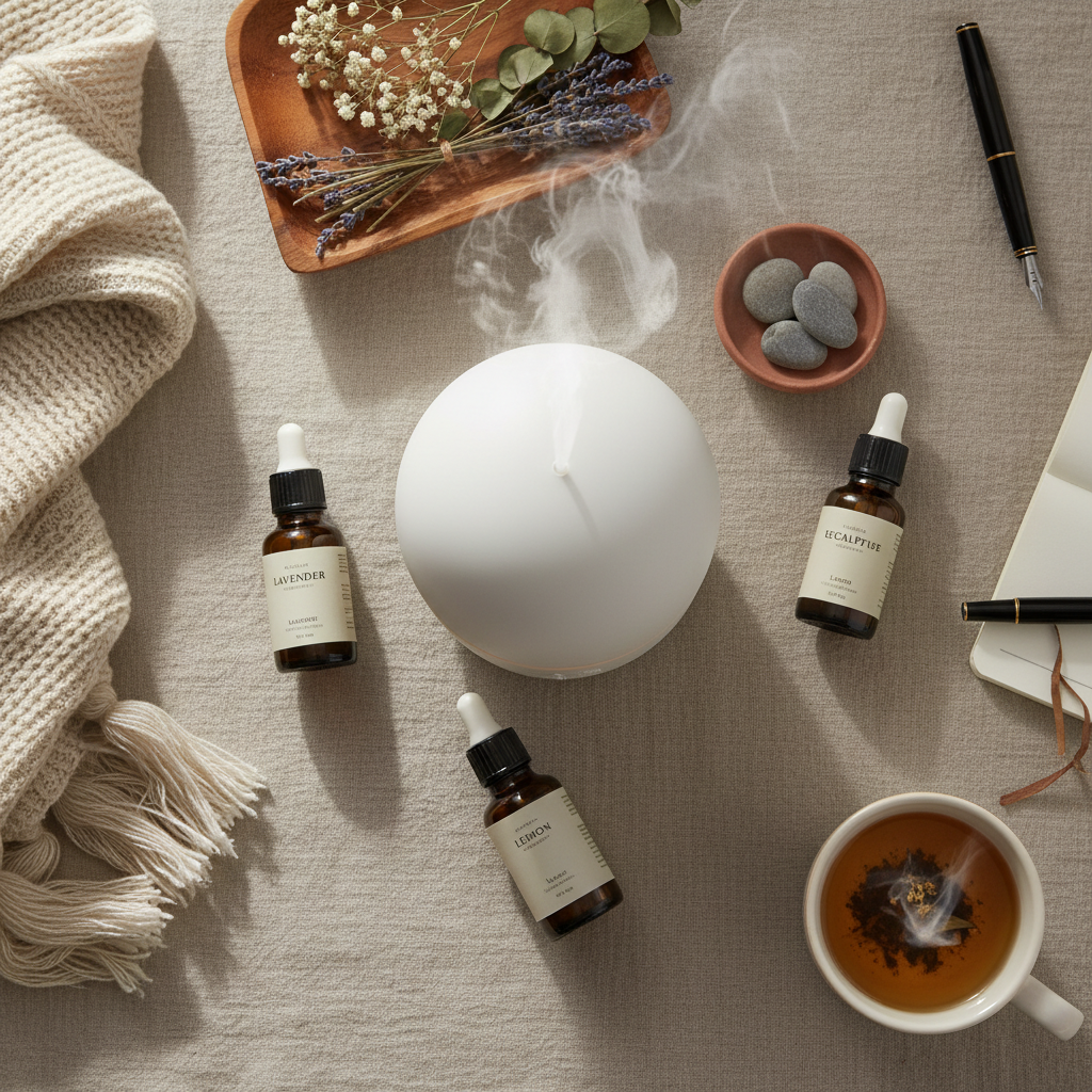 Set de 6 Óleos Essenciais Aromaterapia