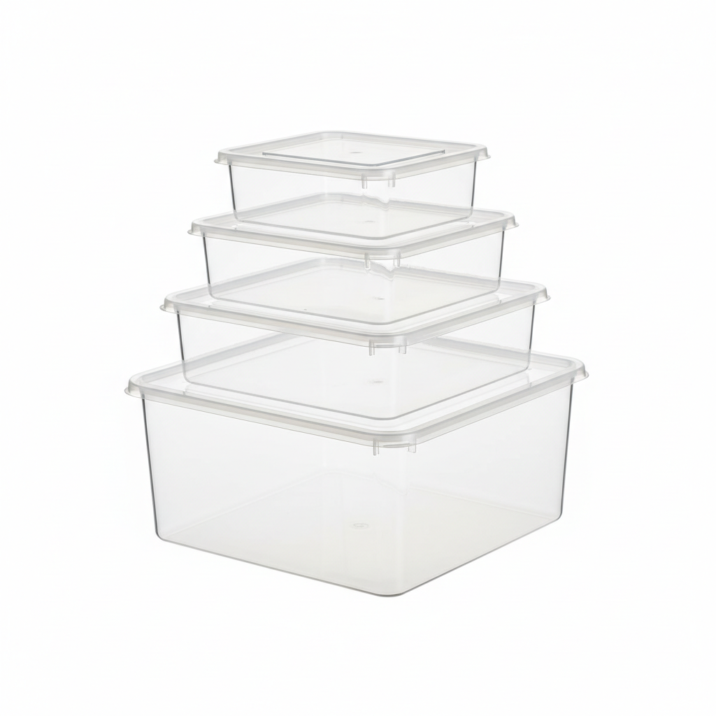 Set de Caixas de Arrumão Transparentes