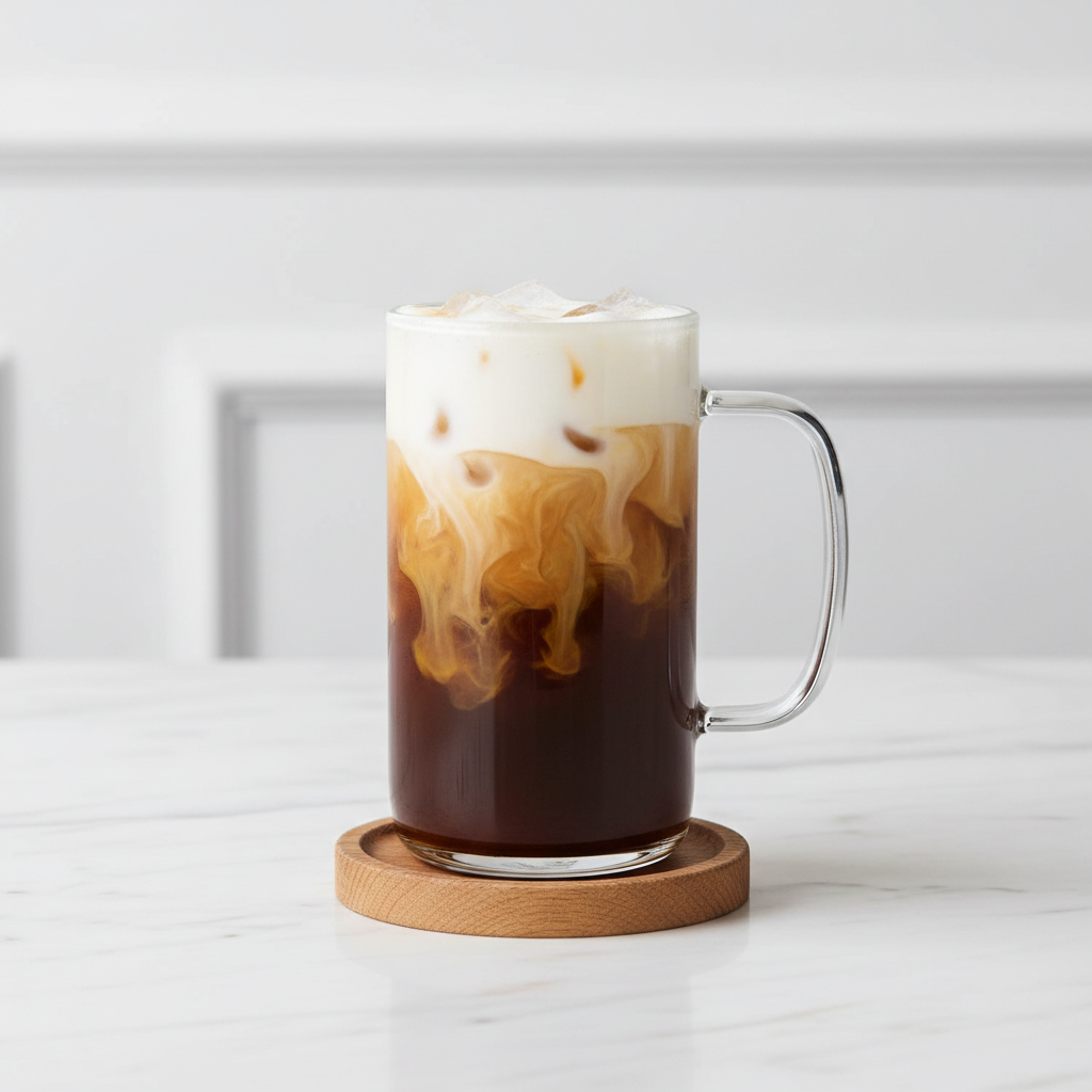 Chávena de Café Gelado em Vidro Alto
