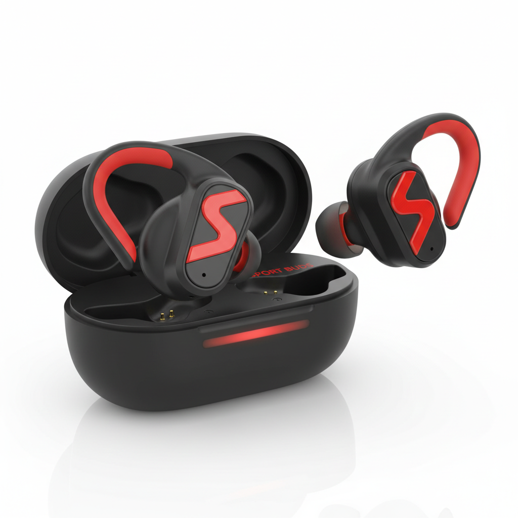 Auriculares Desportivos Sem Fios IPX5