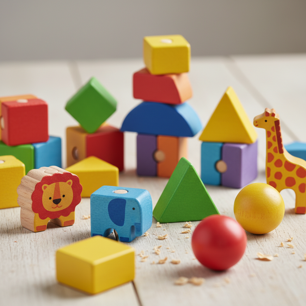 Brinquedo Educativo Montessori em Madeira